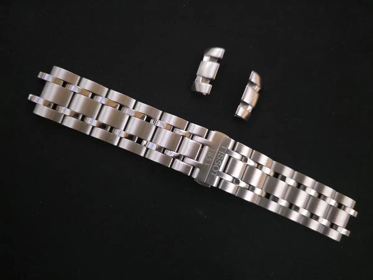 티쏘 꾸뜨리에 정품 메탈 스트랩 23mm