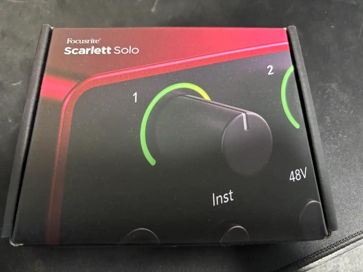 Focusrite 스칼렛 솔로 4세대 오디오 인터페이스