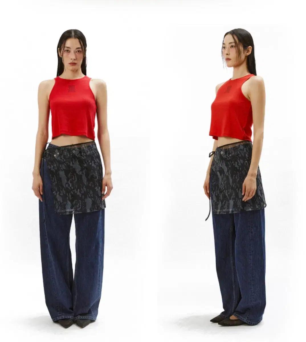 쓰리투에이티 랩스커트 ORGANZA MINI WRAP SKIRT