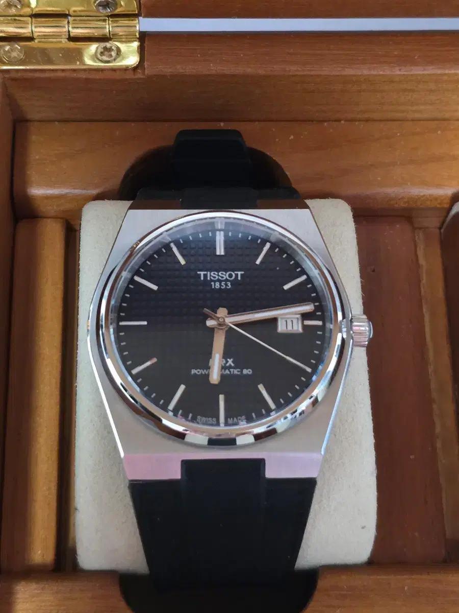 티쏘prx 40mm  파워매틱80 블루