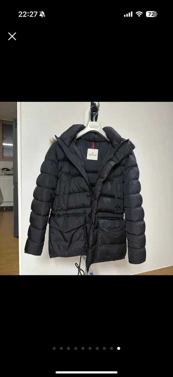 몽클레어 클루니3사이즈 블랙
