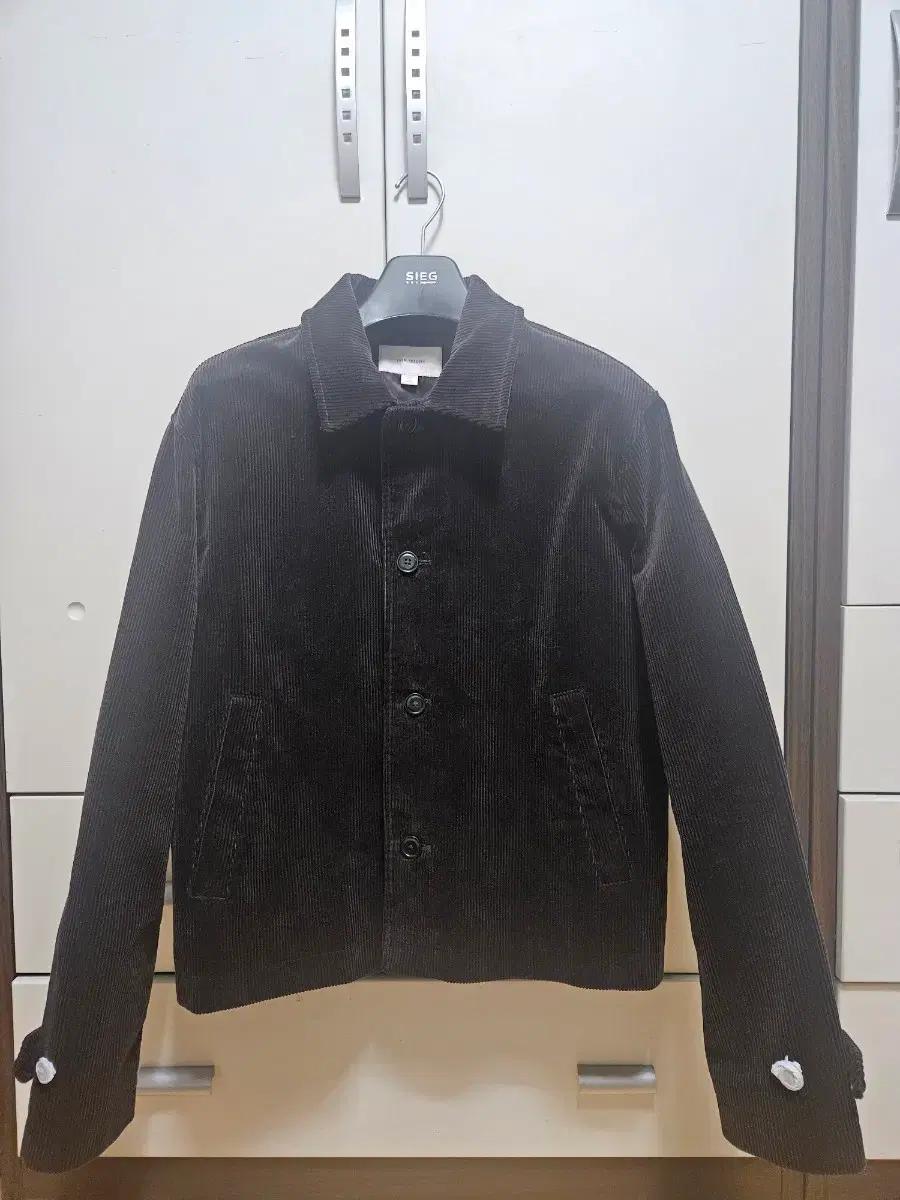 자라 오리진스 코듀로이 자켓 블랙 브라운 L (105~110)