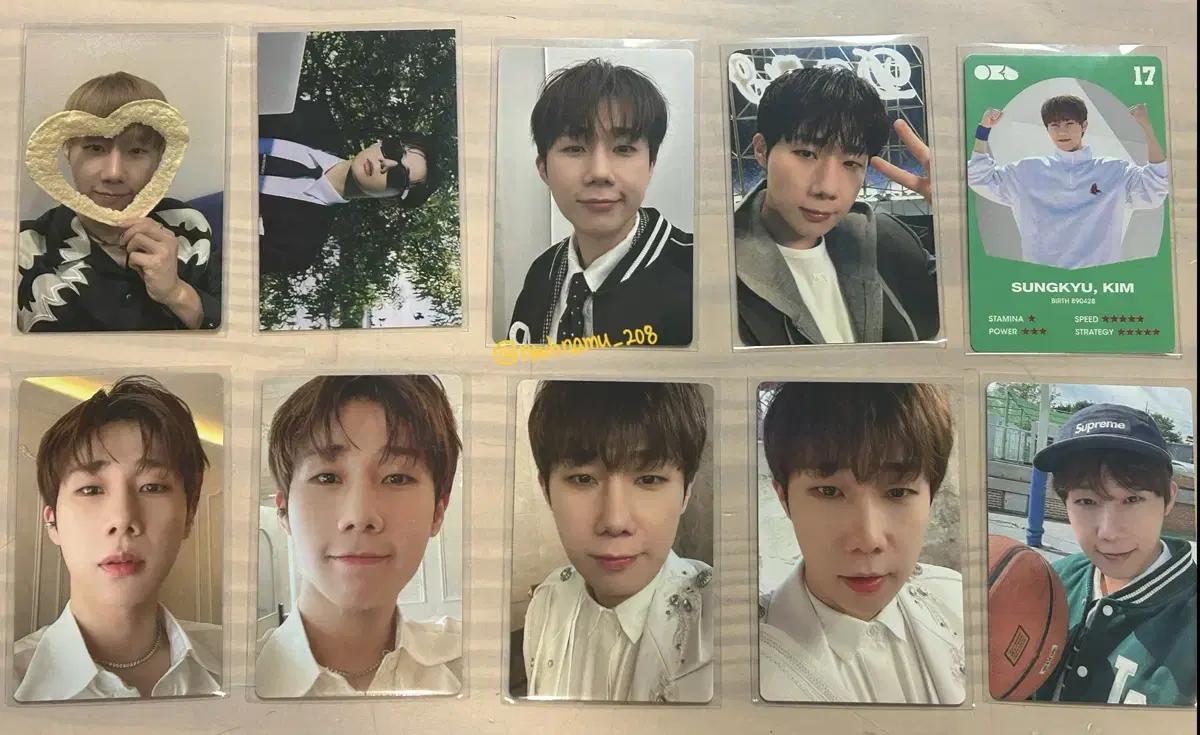 인피니트 김성규 포토카드 (일괄)