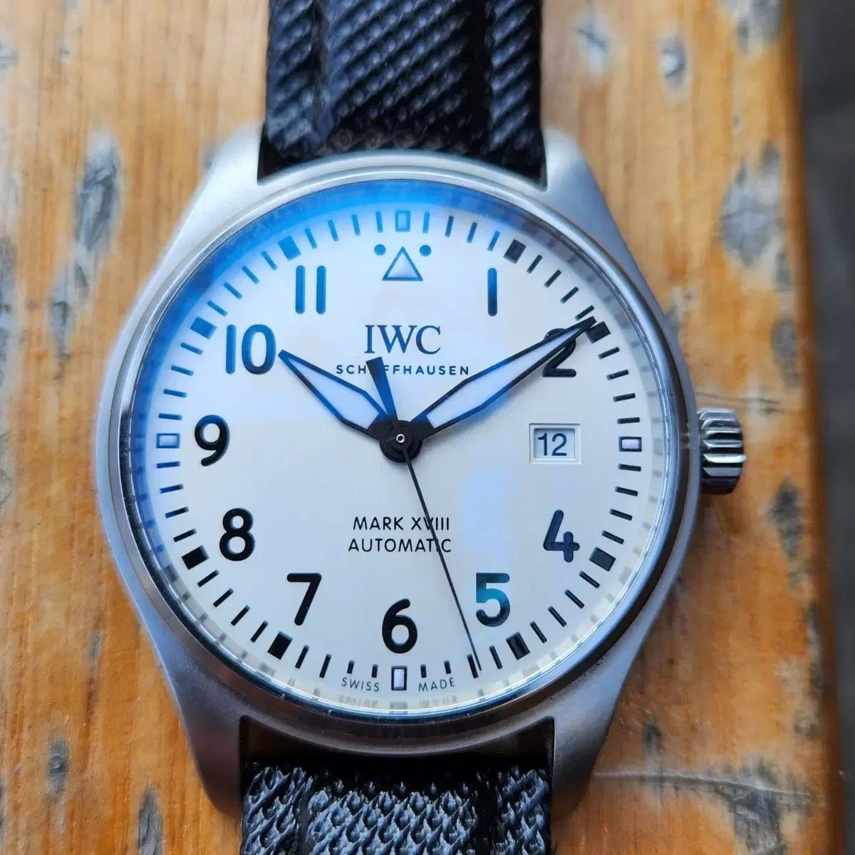 정품 IWC 마크18 화이트