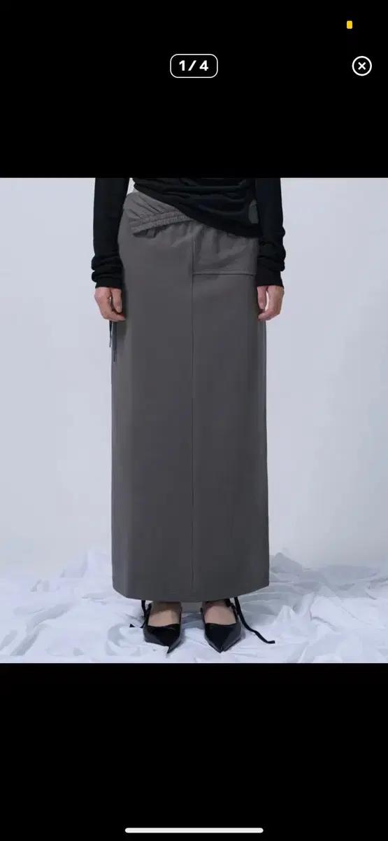 Zizemuseum WAIST BAND MAXI SKIRT