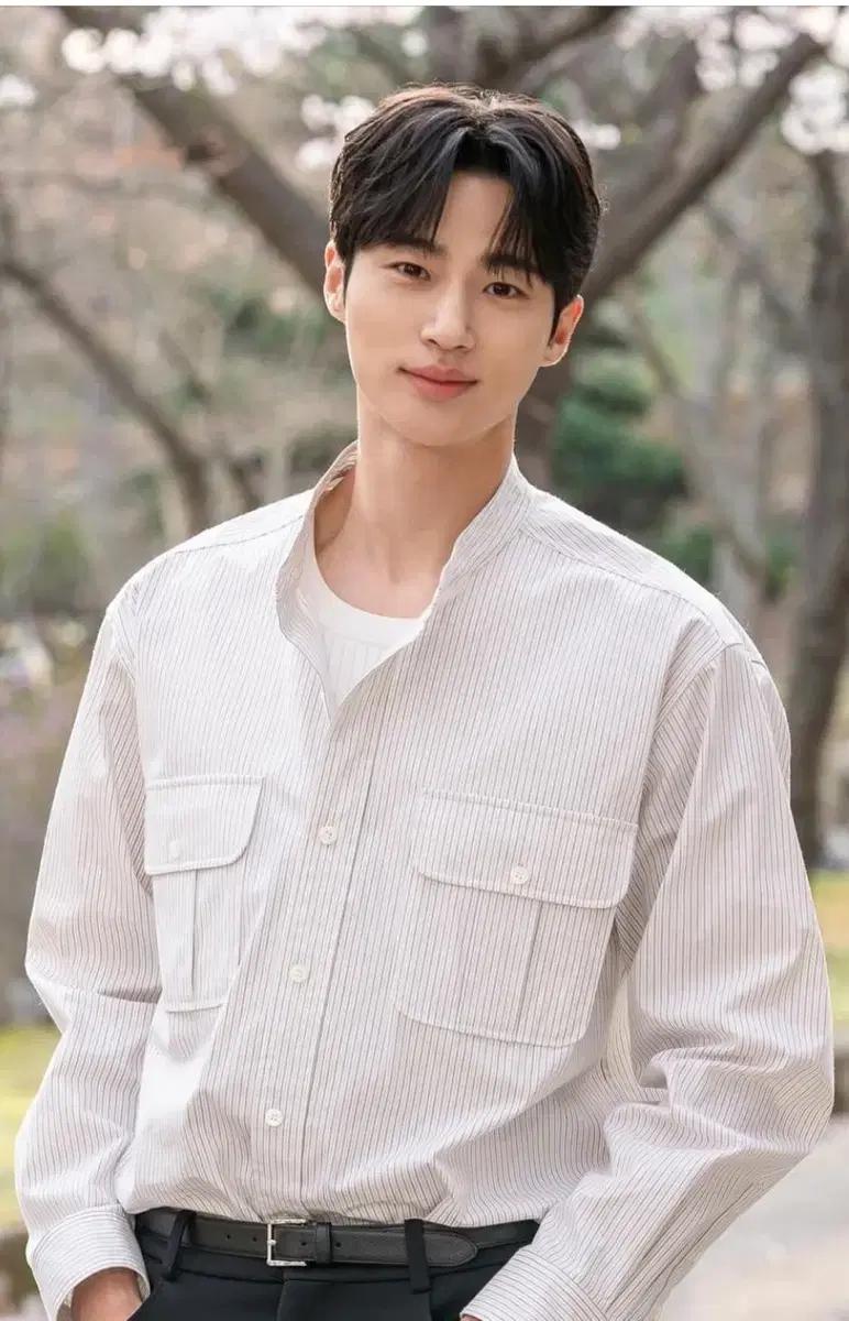 렉토 파비오 카라 셔츠 화이트 S