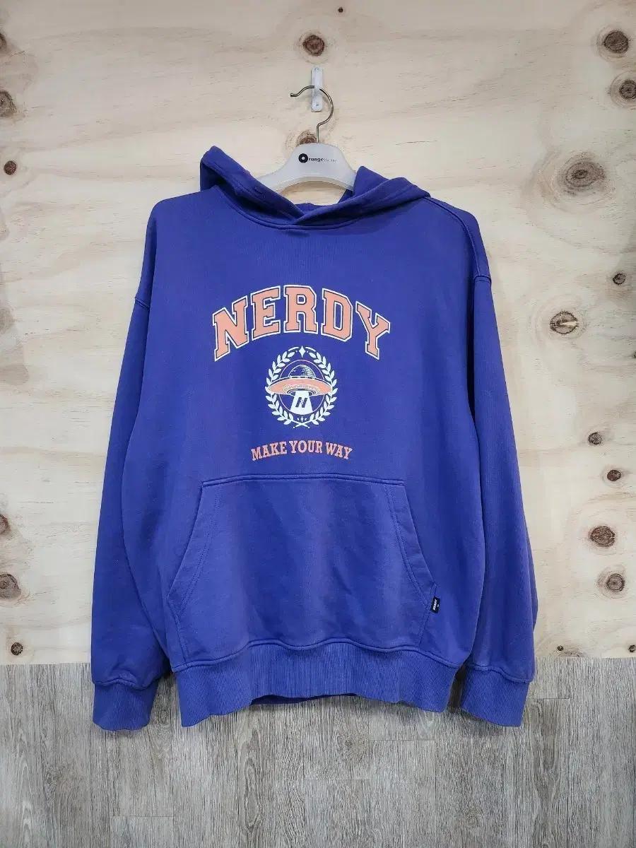 691) 널디 NERDY 로고 후드티