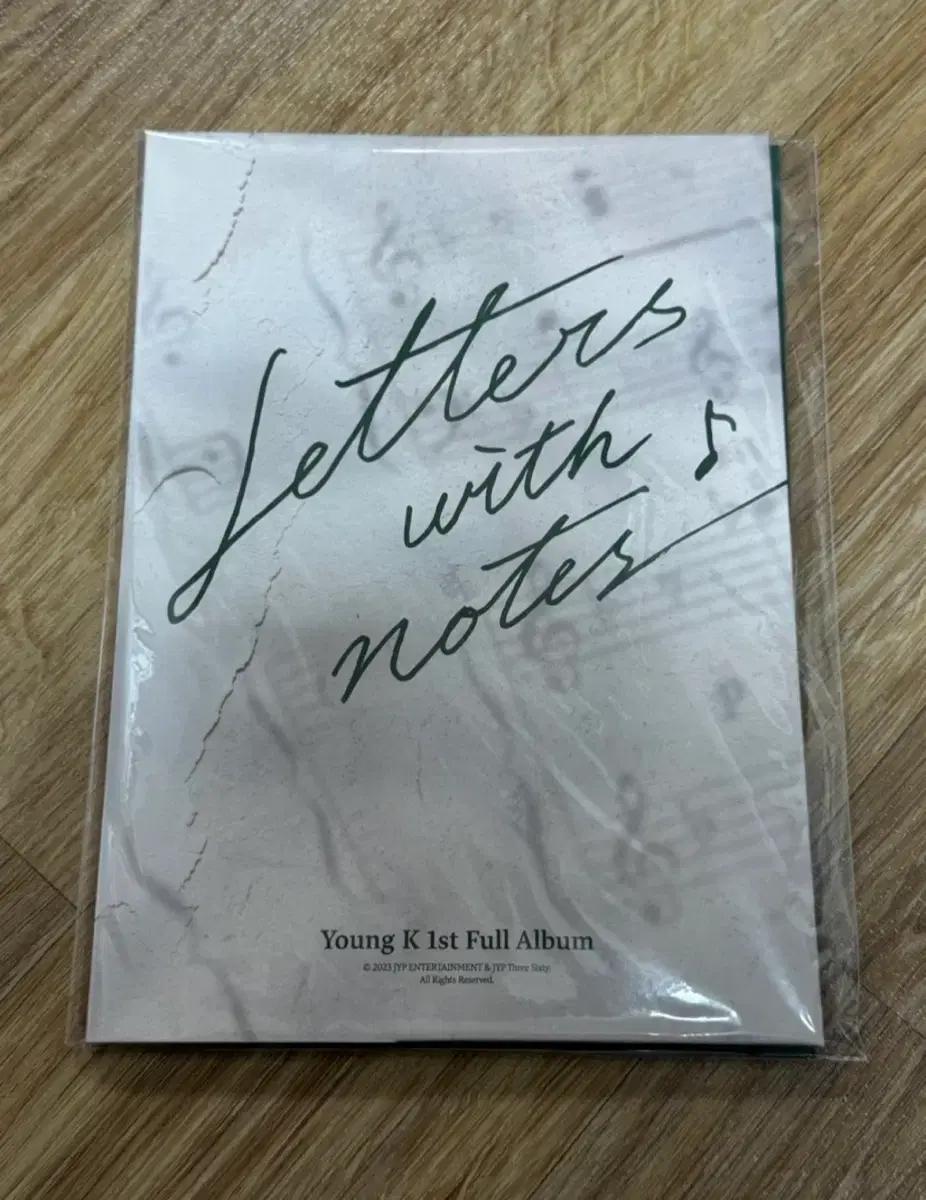 DAY6 영케이 Letters with notes 브로슈어세트