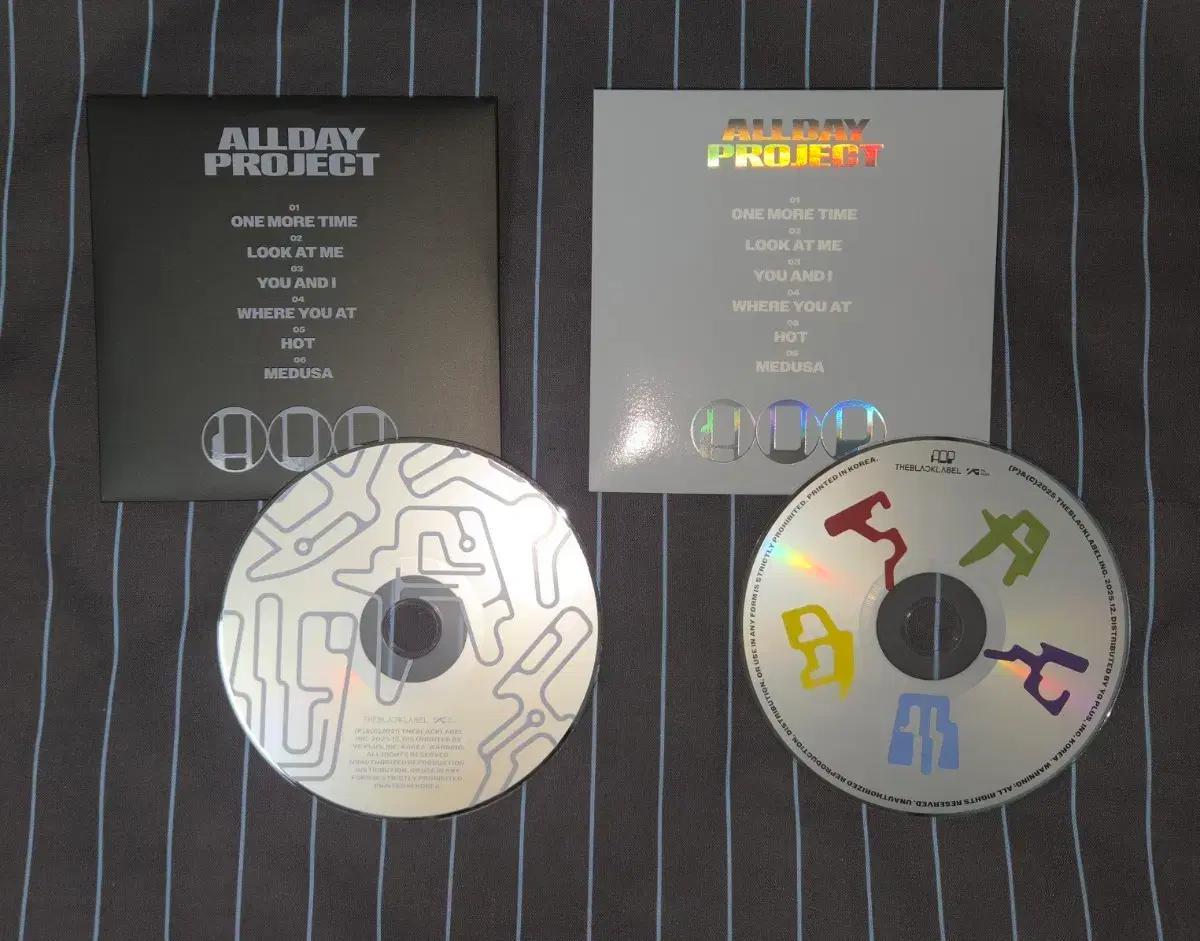 올데이프로젝트 앨범 CD 2종 올데프 adp