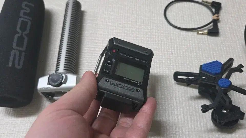 Zoom F1 + SGH-6 마이크 + 연장 케이블