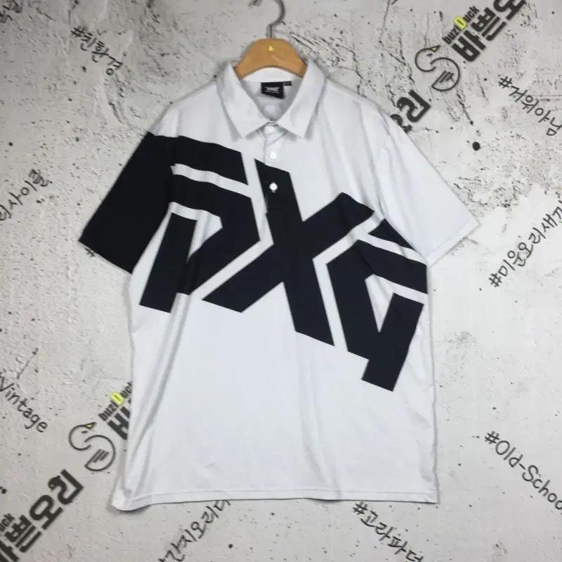 피엑스지 PXG 골프 기능성 반팔 카라티 화이트 110 1000567