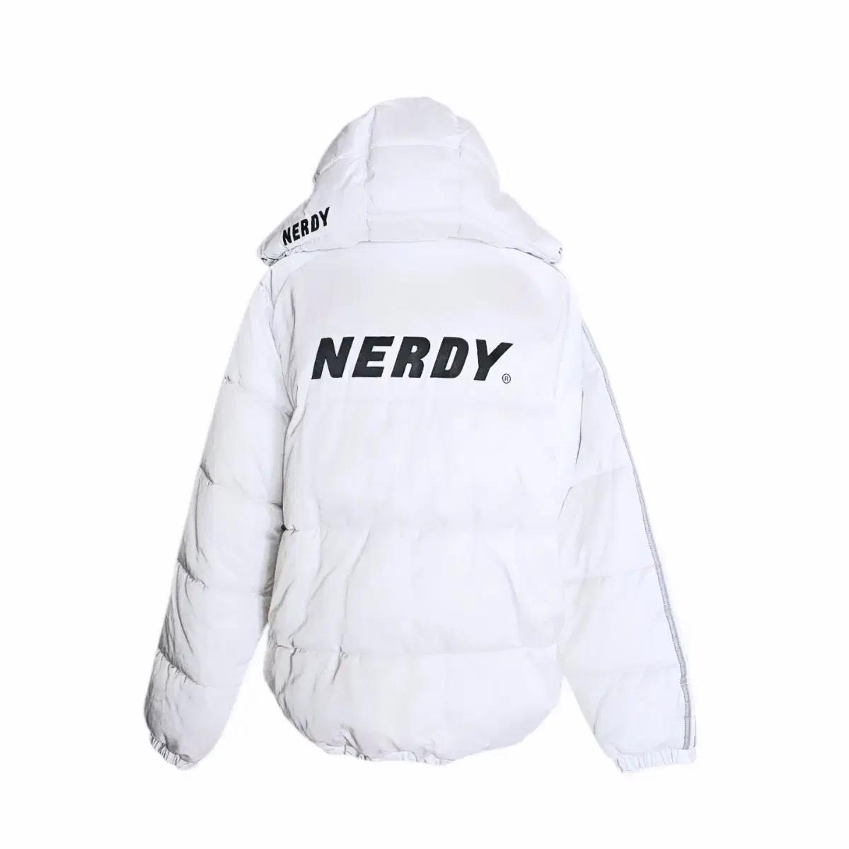 NERDY 화이트 패딩