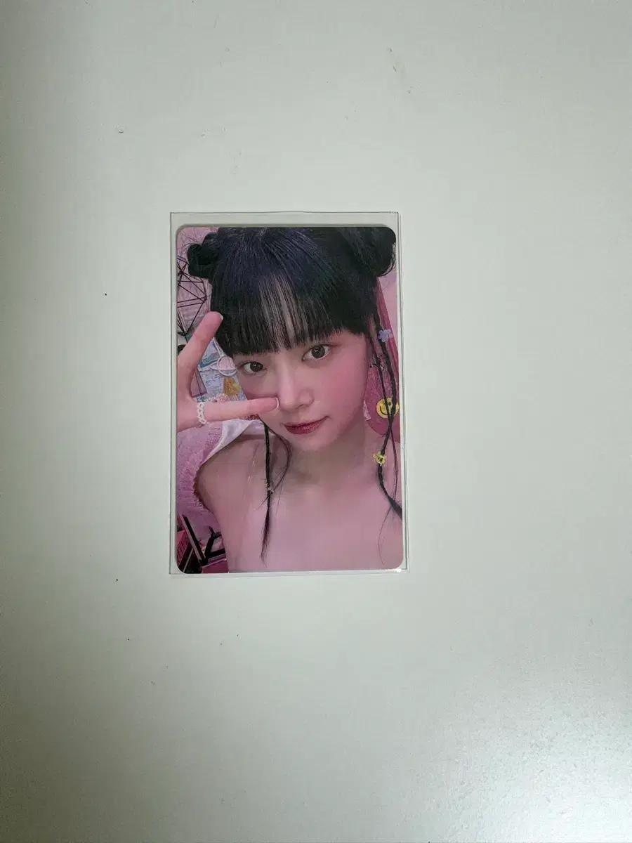 르세라핌 피어리스 재팬 트레카 홍은채 포카 판매양도