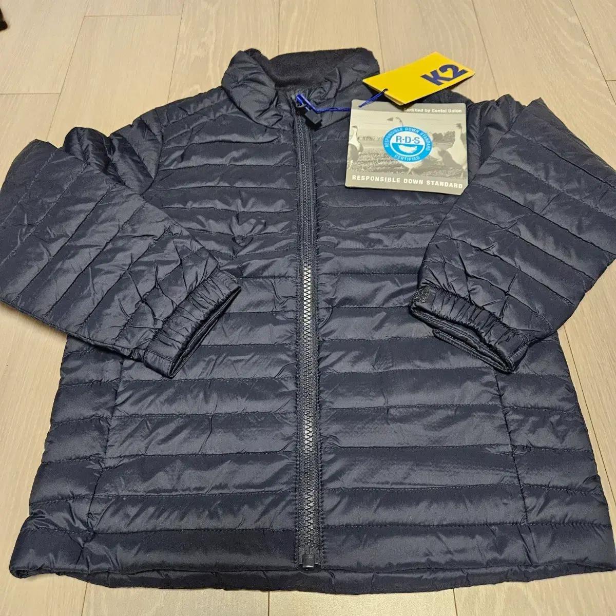 K2 RDS 경량 패딩 점퍼 네이비 키즈 120 새상품