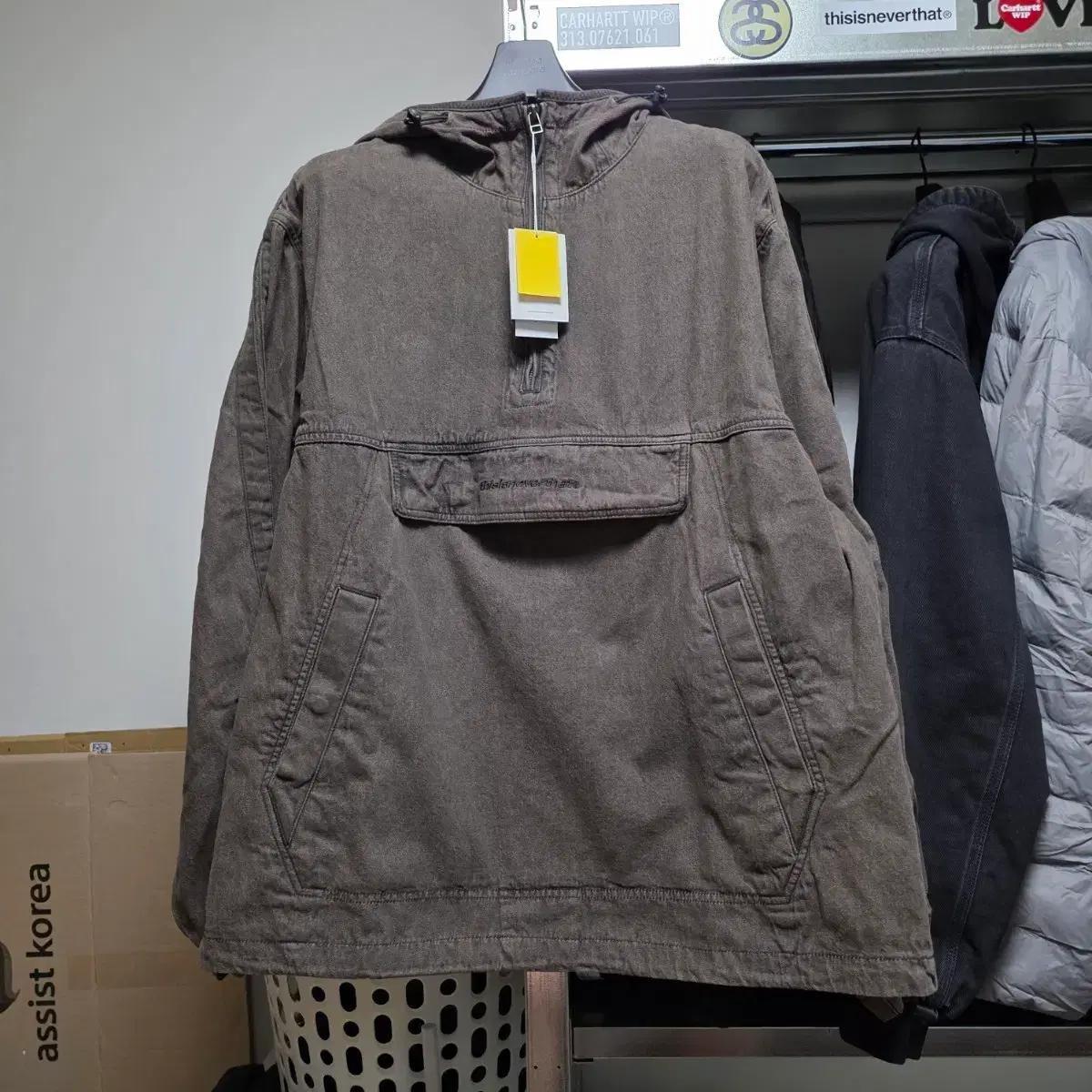 디스이즈네버댓 아노락 자켓 브라운 XL