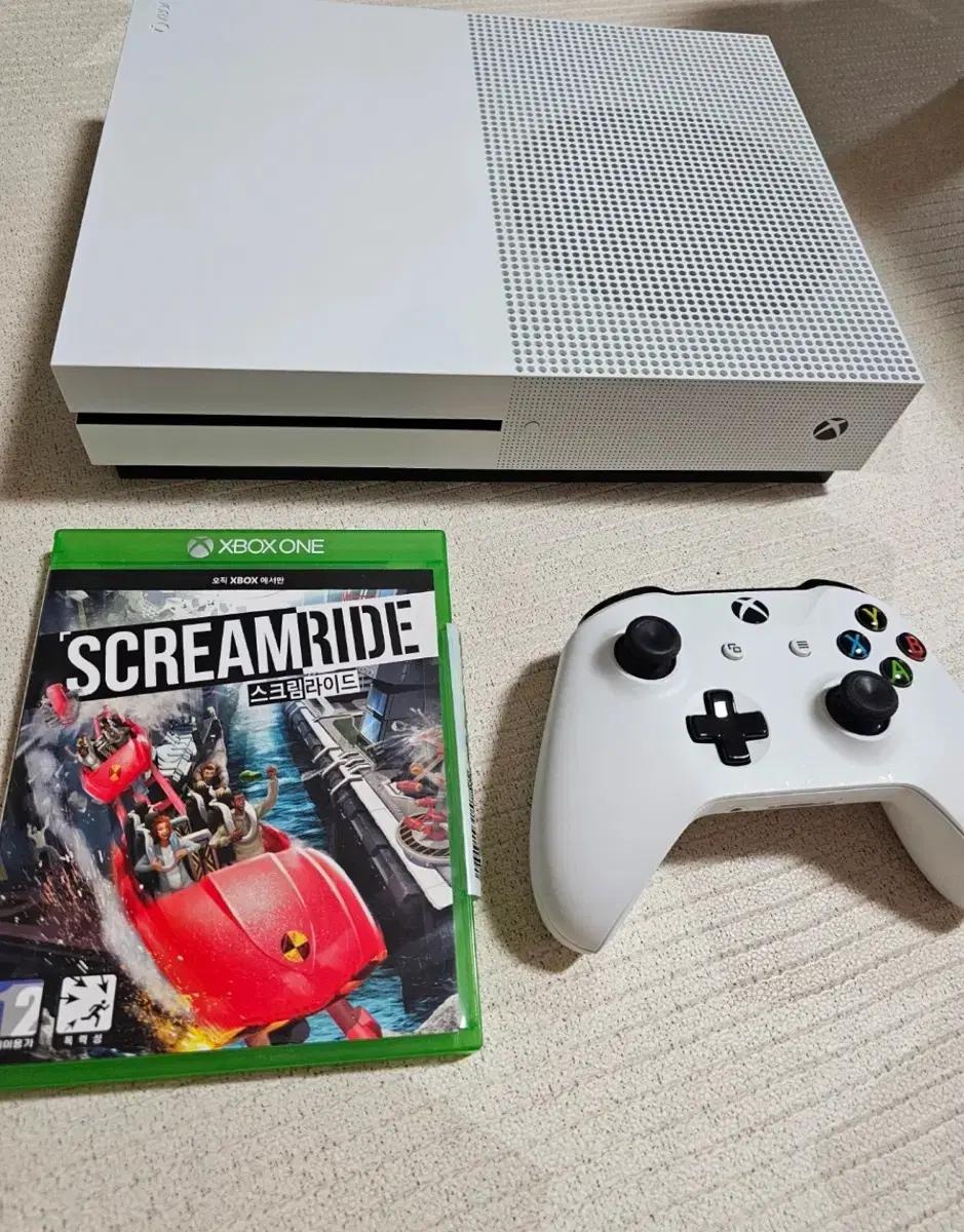XBOX ONE S 화이트 + 컨트롤러 + 스크림라이드