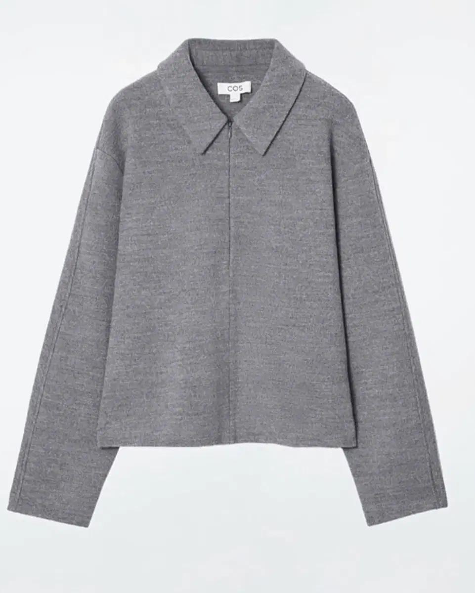 COS 보일드 울 집업 가디건 m (정가 150,000원)