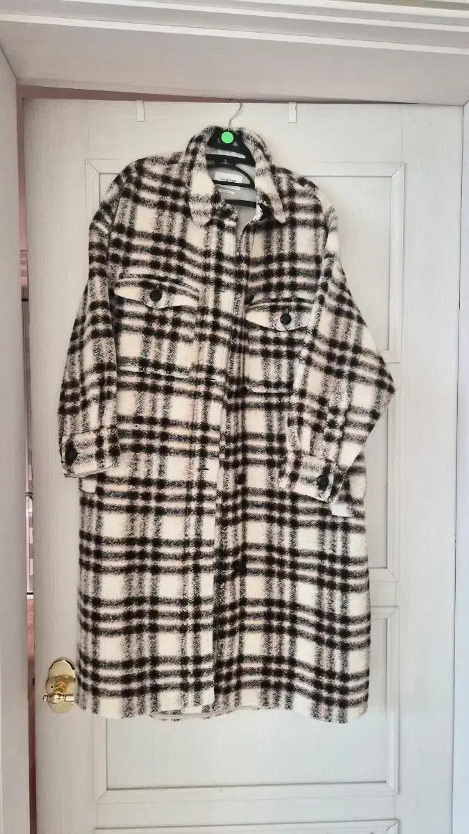 Isabel Marant 폰치지 체크 코트