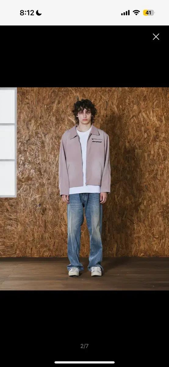 도미넌트 h.l washing work jacket pink