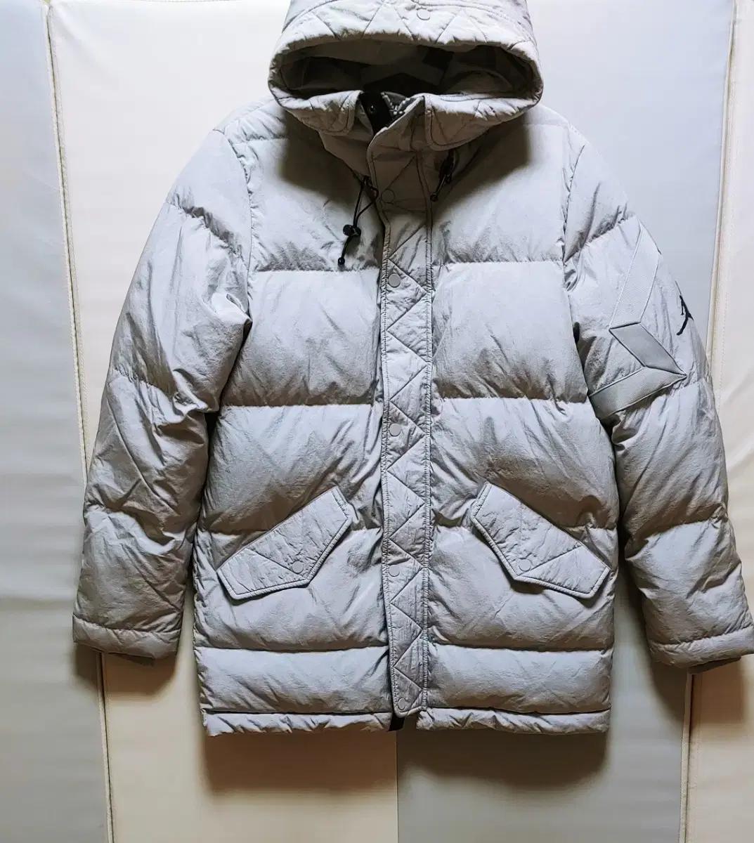[L] 나이키 마이클조던 패딩점퍼 라이트그레이1439