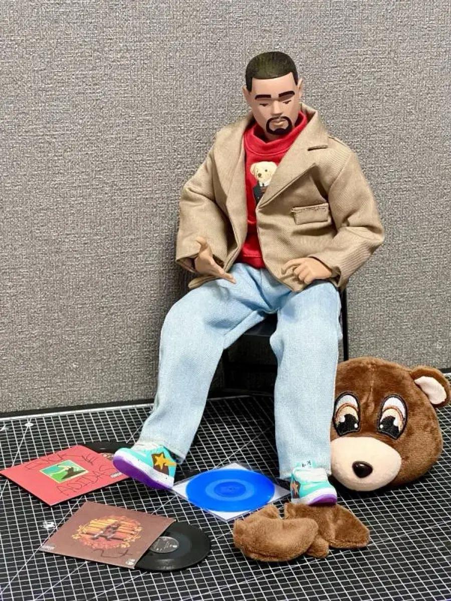 Kanye 칸예웨스트 yeezy 1/6 힙합 커스텀 피규어