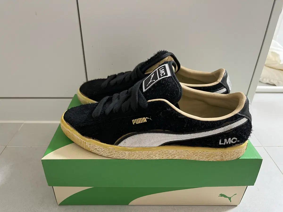 푸마 x LMC 스웨이드 빈티지 블랙 280