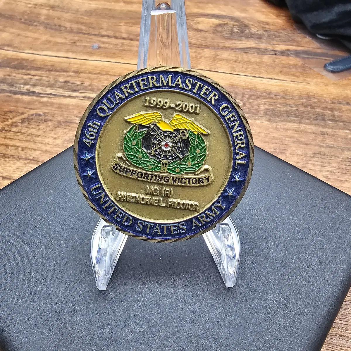 미국부대코인. 46TH QUARTERMASTER GENERAL 매우 귀한