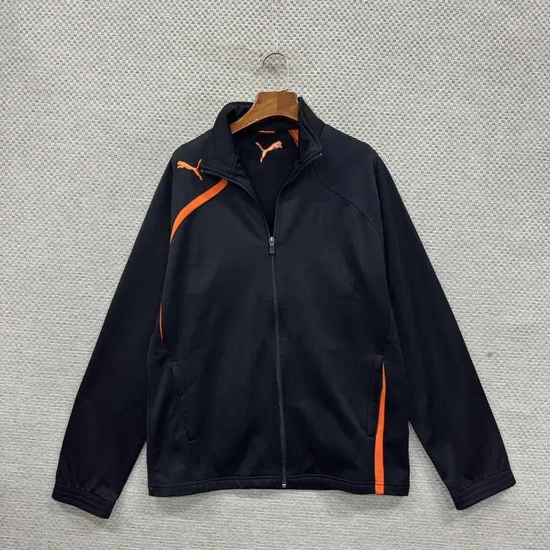 푸마 자수로고 캐주얼 배색 트랙탑 져지 집업 XL M09677