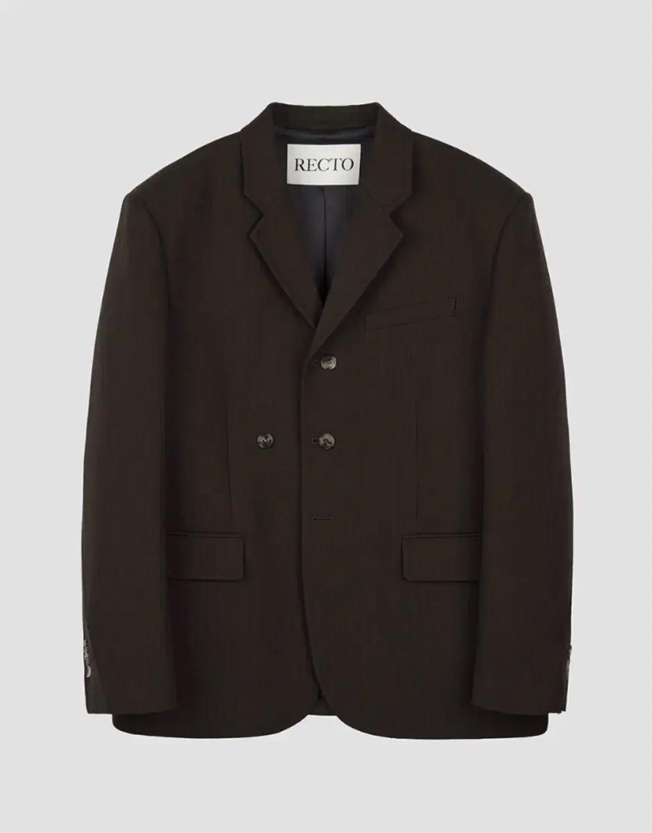 RECTO 렉토 자켓 23FW 빈티지 스트라이프 버진 울 블레이저