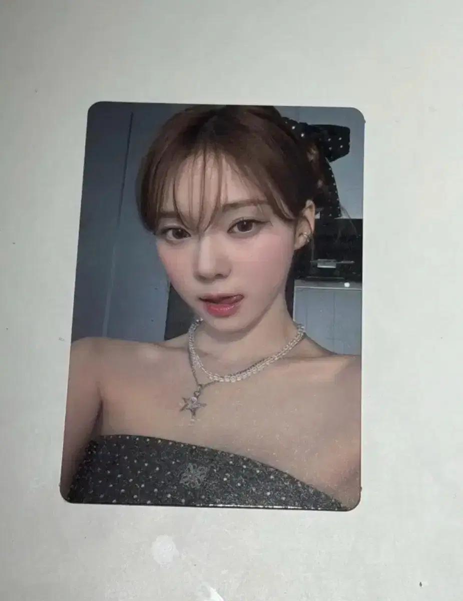 에스파 potd scratch 포토카드