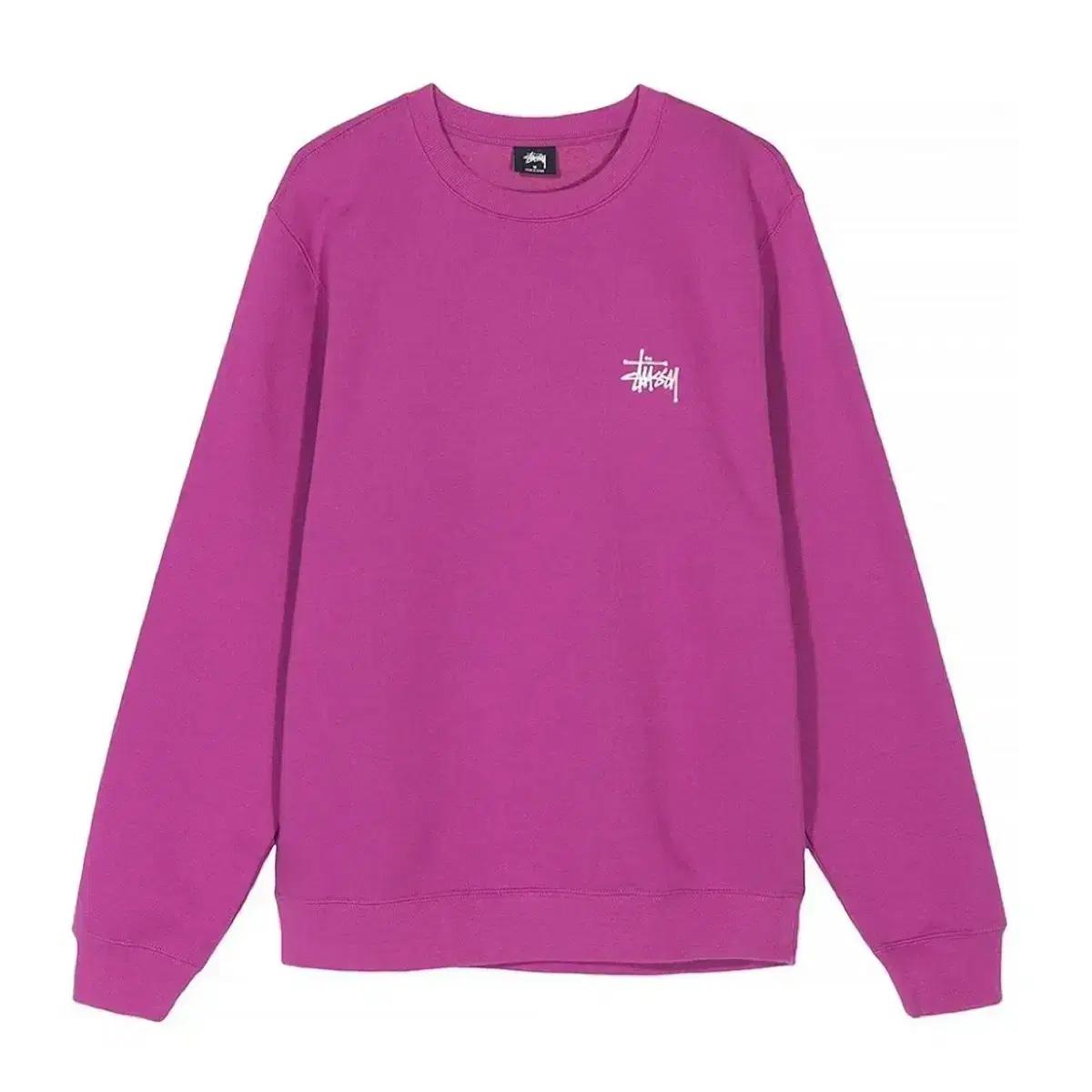 Stussy 스투시 맨투맨 마젠타 핑크 M