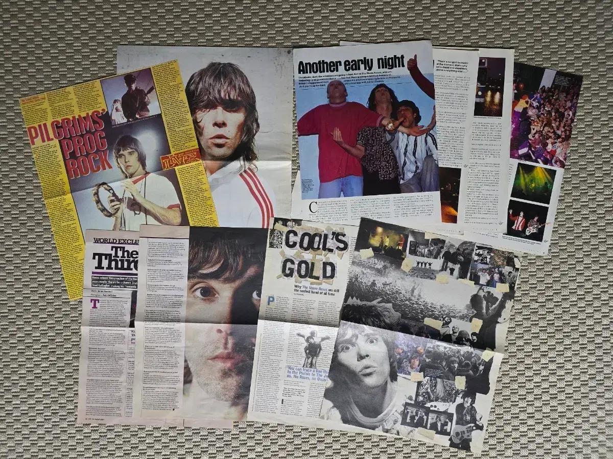 포스터 The Stone Roses 스톤 로지스 매거진 스크랩