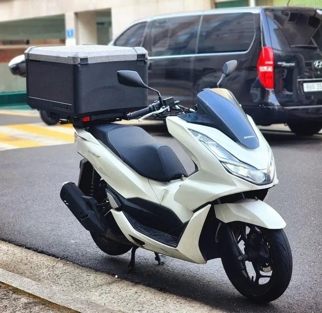 21년식 PCX125 ABS 화이트 3만키로 배달세팅 팝니다