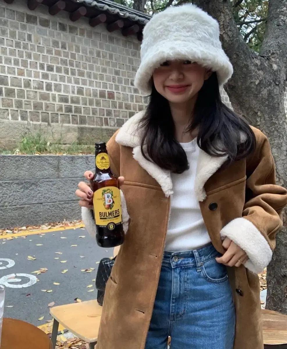 아모멘토 버킷햇 아이보리 새상품 파르뱅 fever  farven