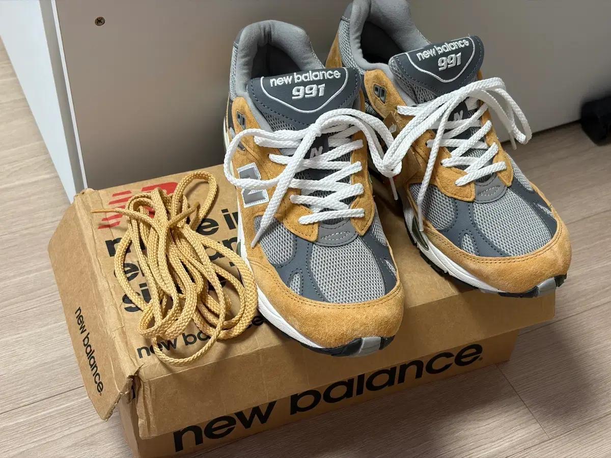 뉴발란스 991 made in uk 탄 그레이 250