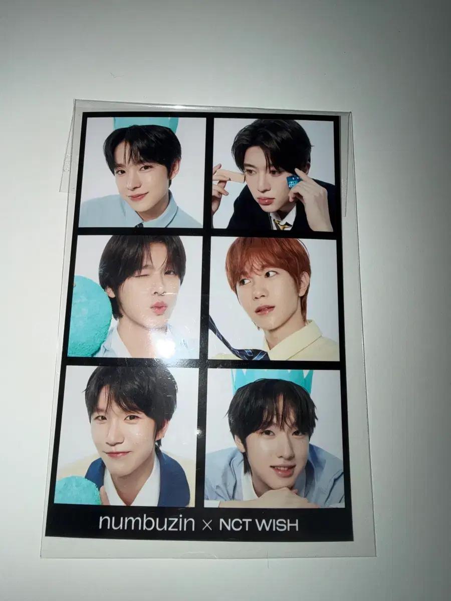 NCT WISH 넘버즈인 포토 프레임 네컷
