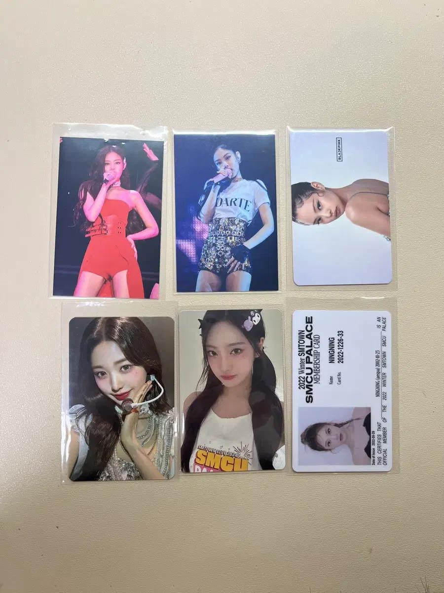 블핑 블랙핑크 에스파 아이브 포카 포토카드