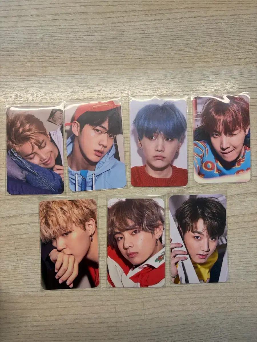 방탄 lp 포카 럽유셀