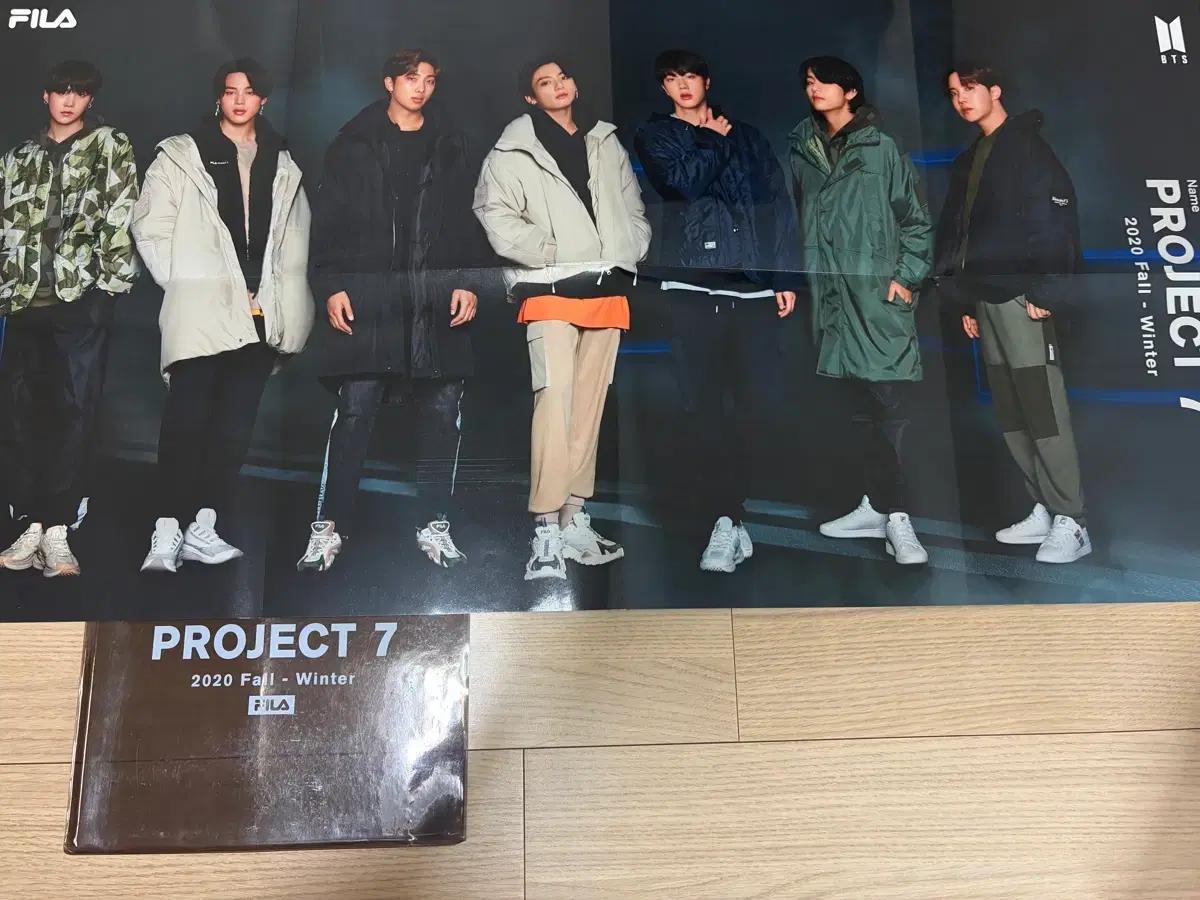 휠라 FILA BTS 프로젝트 7 포스터
