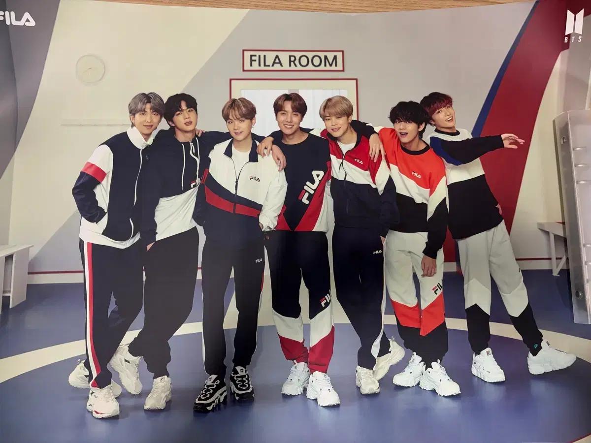 FILA 방탄소년단 콜라보 포스터