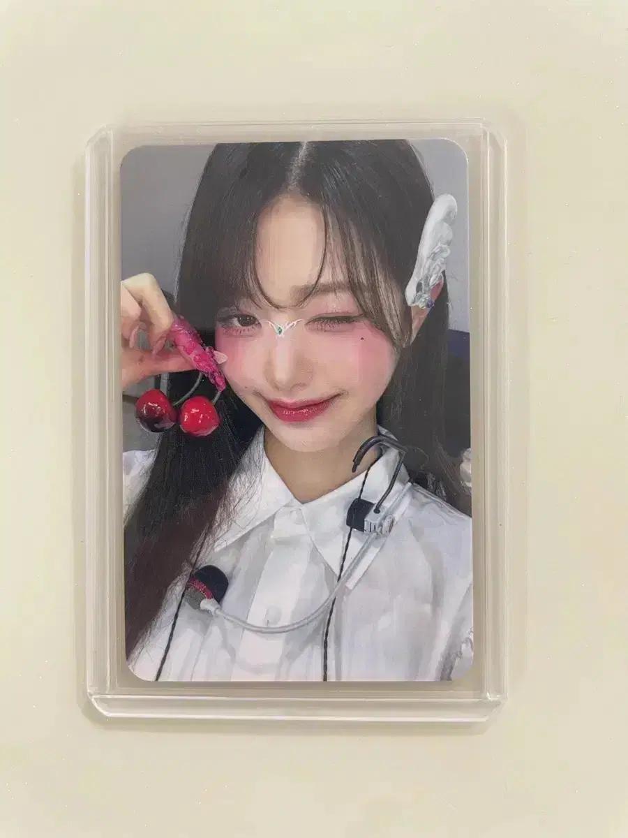아이브 스위치 위드뮤 럭키드로우 장원영 포카