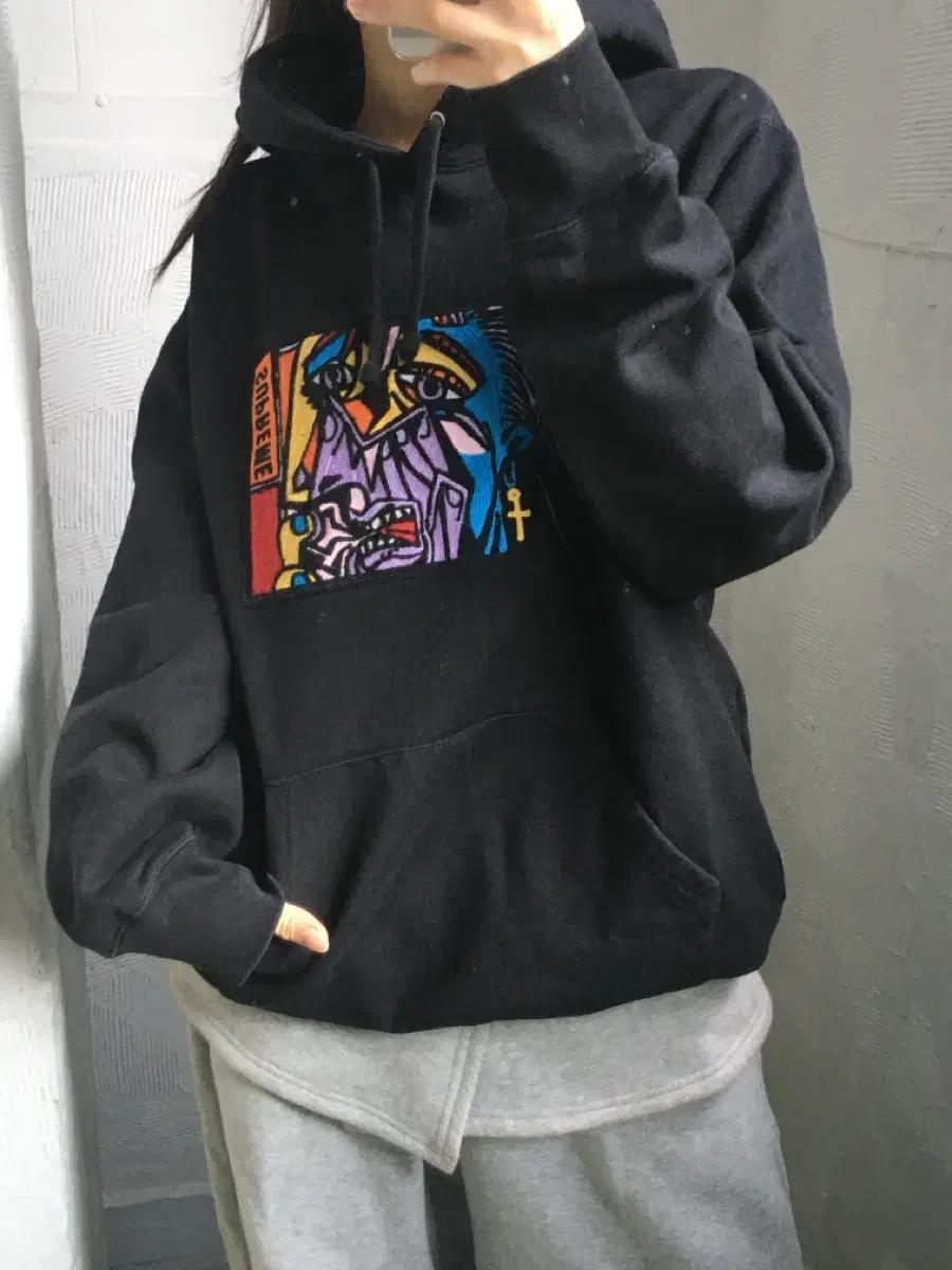 Supreme 슈프림 18FW 피카소 블랙 후드티