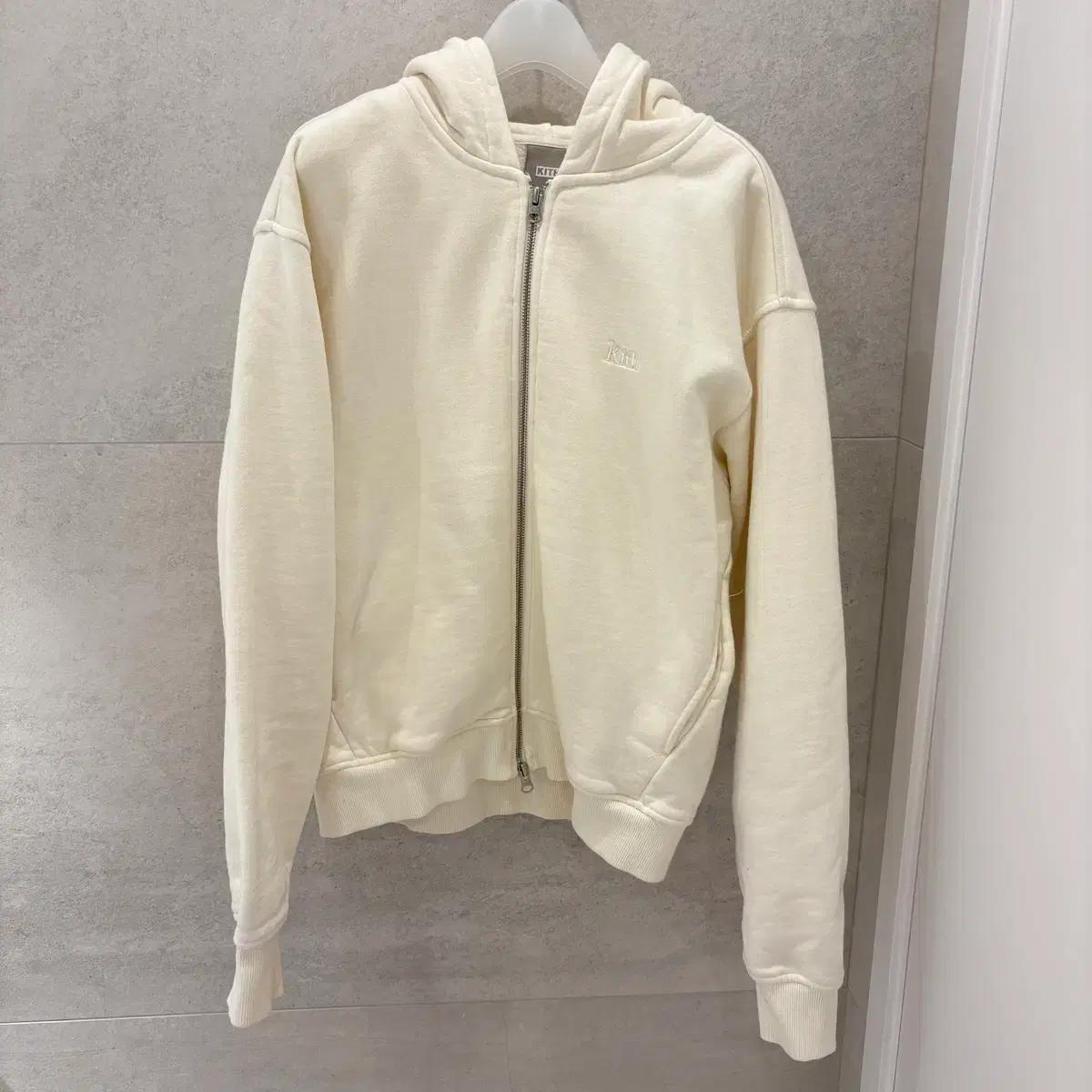 Kith 아이보리 후드 집업