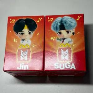 일괄) BTS 방탄소년단 진/슈가 맥도날드 피규어