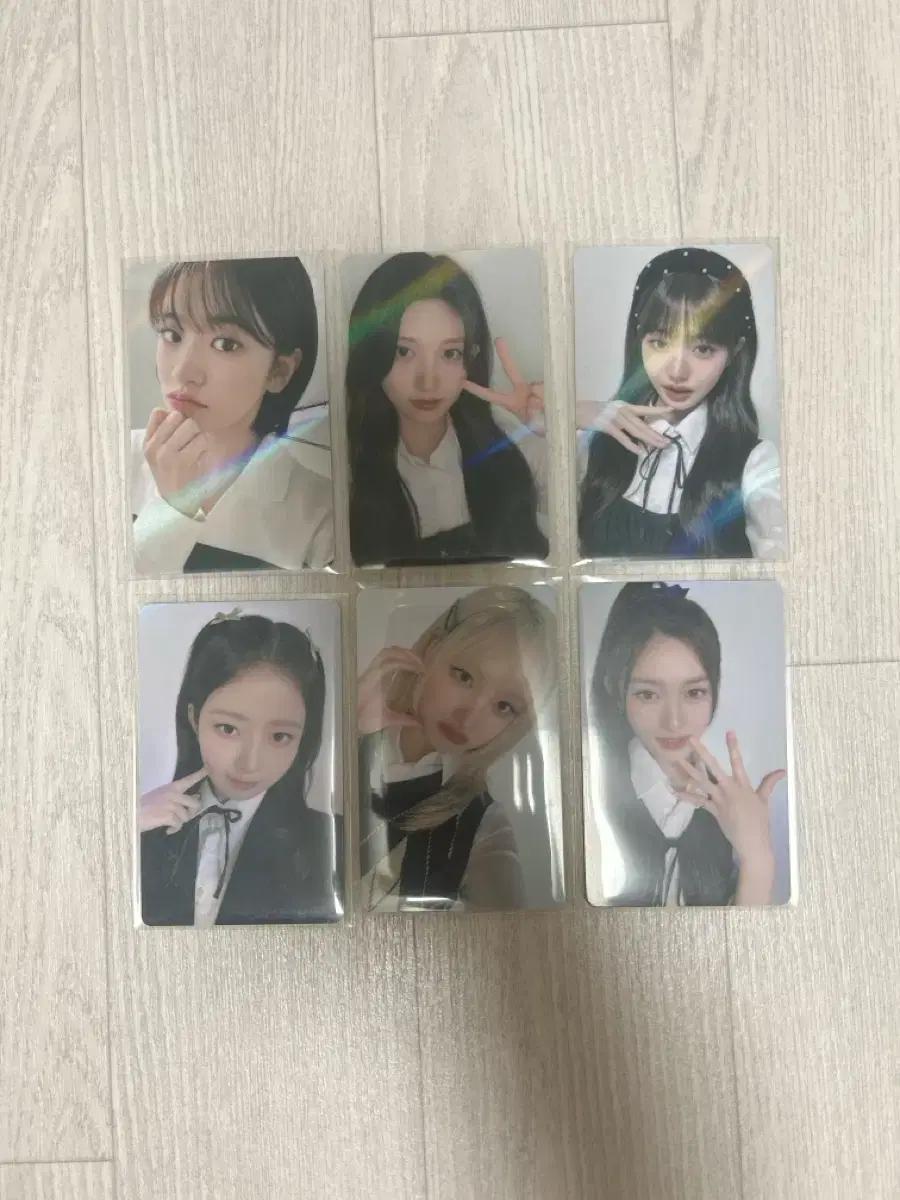폭덤)아이브 파파존스 6차 일괄 포카 팔아요