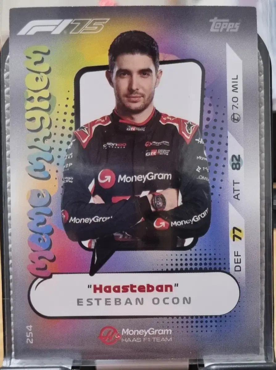 2025 F1 탑스 터보 어택 에스테반 오콘 카드