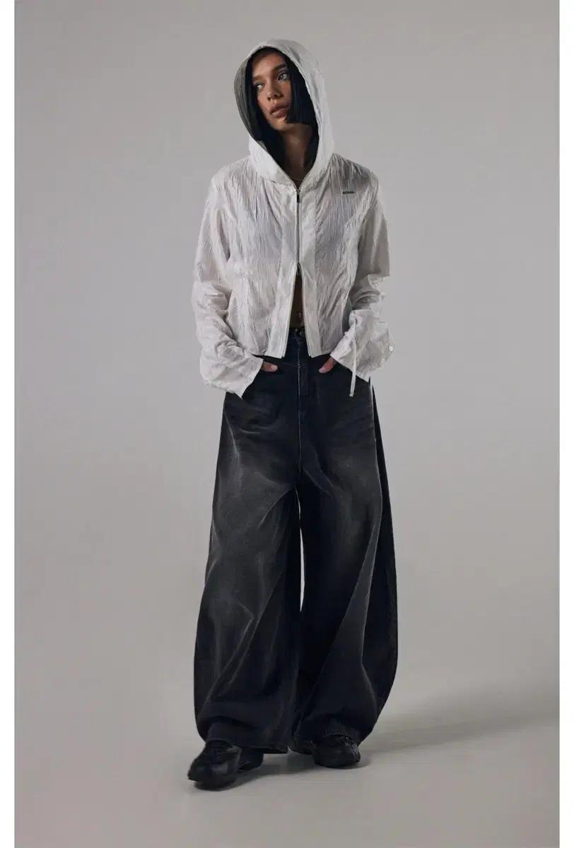 트리밍버드 Front Yoke Denim Pants [ Black ]