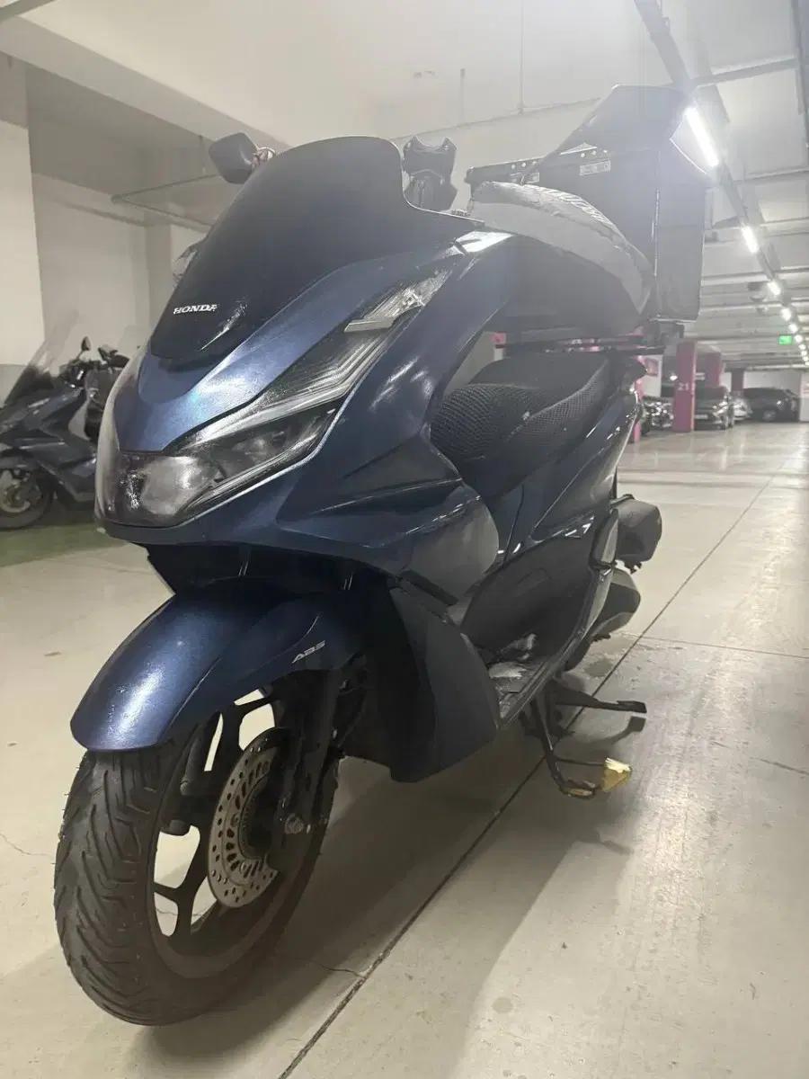 pcx125 abs모델 23년형 핸들열선o 깔금컨디션