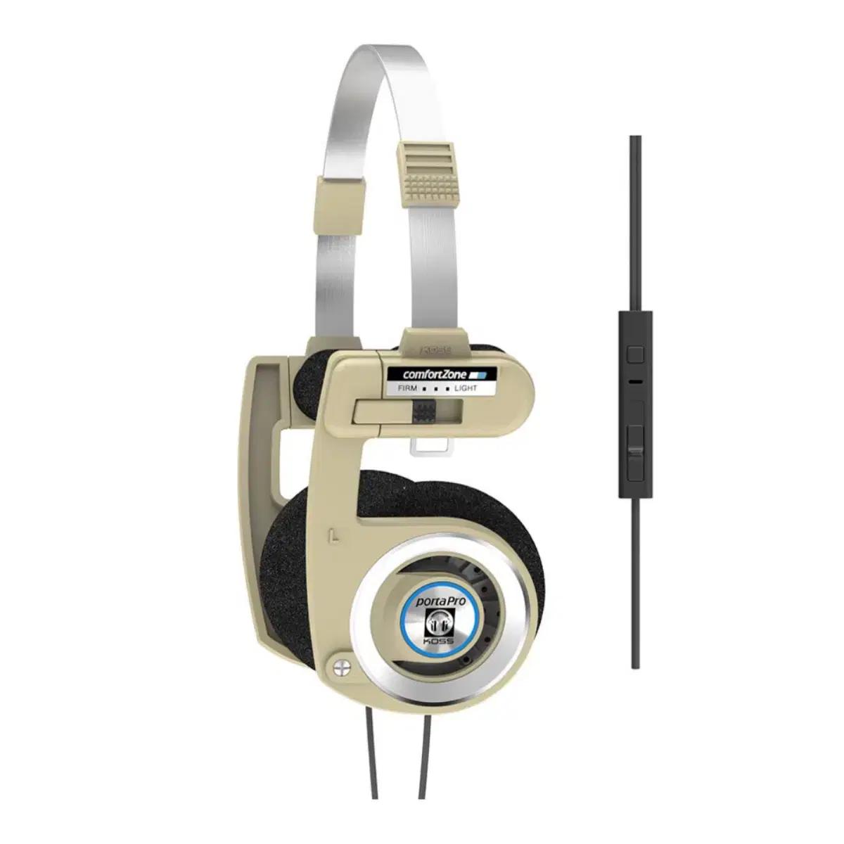 KOSS Porta Pro 유선 헤드폰 베이지색 미개봉