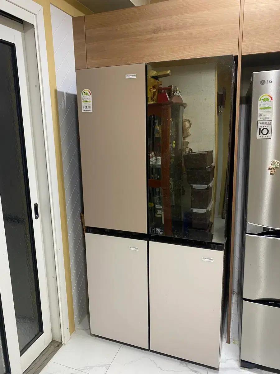 LG 오브제컬렉션  노크온 냉장고 875L